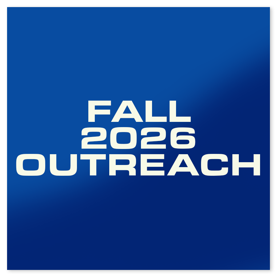 Fall 2026 Outreach