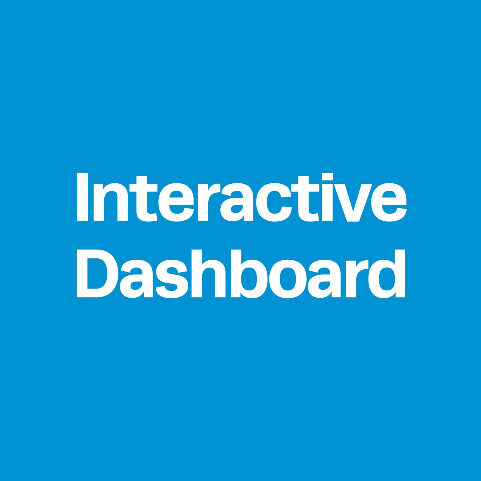 Interactive Dashboard