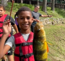 Kid fishing
