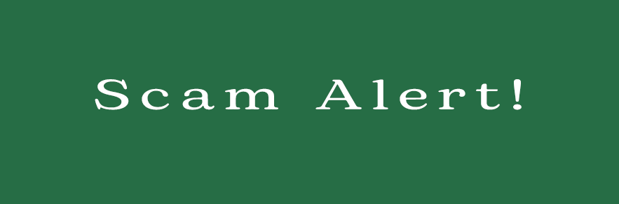 Scam Alert! 