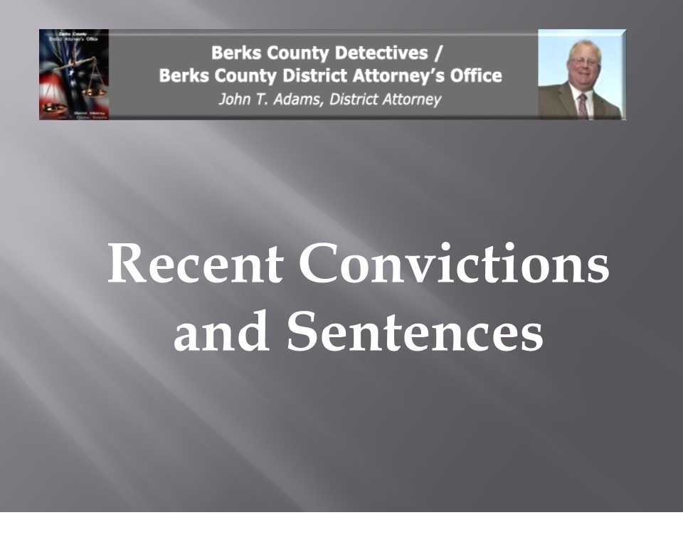 Recent Convictions and Sentence Slide 1