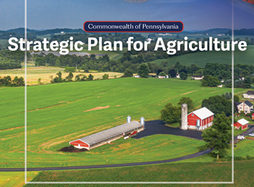 Cover of Commonwealth Strategic Plan with barn and farmland